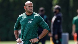 Robert Saleh speaks about his emphasis on building the NY Jets around their offensive line and defensive line.