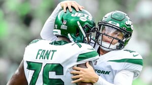 George Fant, NY Jets, Zach Wilson, Offensive Line