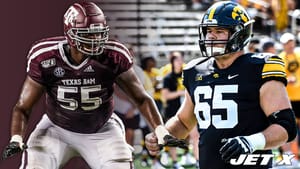 Kenyon Green, Tyler Linderbaum, NY Jets, Mock Draft
