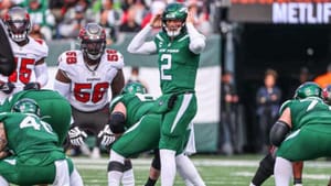 Zach Wilson, NY Jets, PFF Grade, Buccaneers