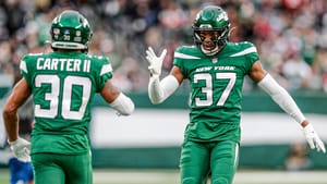 Bryce Hall, Michael Carter II, NY Jets, CB, Cornerback