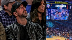 Aaron Rodgers, New York Knicks, MSG