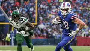 Quincy Williams, Dawson Knox, NY Jets, Bills