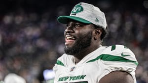 Mekhi Becton, NY Jets, Film, HOF, Game, Preseason, 2023