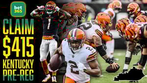 bet365 Kentucky Promo Code, Get $415 Pre-Registration Bonus, Cincinnati Bengals vs. Cleveland Browns