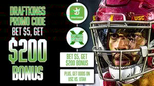 DraftKings Promo Code, Bet $5 and Get $200 Instant Bonus, USC vs. Utah