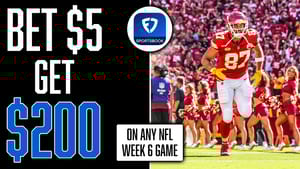 FanDuel Promo Code: Bet $5, Get $200 Instant Bonus, Chiefs vs. Broncos, NFL Week 6