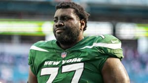 Mekhi Becton, NY Jets, Contract, Tag, Stats, Film