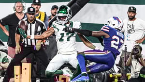 Garrett Wilson, NY Jets, NFL, Catch, Bills, Olympics