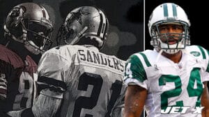 Darrelle Revis, Deion Sanders, Jerry Rice