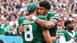 Allen Lazard, Aaron Rodgers, New York Jets