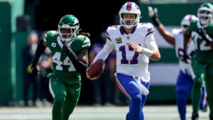 Jamien Sherwood, Josh Allen, New York Jets, Buffalo Bills, 2025, Week 2