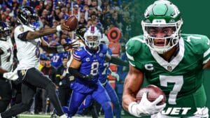 Justin Fields, Lamar Jackson, New York Jets