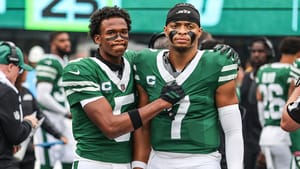 Garrett Wilson, Justin Fields, New York Jets