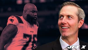 Darren Mougey, Morgan Moses, New York Jets, Getty Images, Jet X Graphic