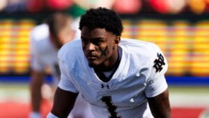 Jordan Clark, Notre Dame, Getty Images