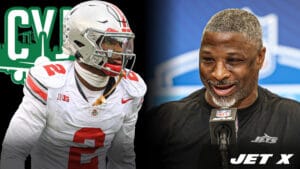 Caleb Downs, Aaron Glenn, New York Jets