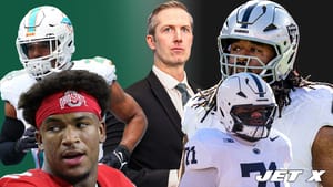 Minkah Fitzpatrick, Dylan Parham, Caleb Downs, Vega Ioane, Jet X Graphic