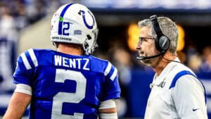 Carson Wentz, Frank Reich, Indianapolis Colts