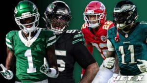 Sauce Gardner, Quinnen Williams, A.J. Brown, Trent McDuffie