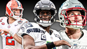 Bailey Zappe, Geno Smith, Cade Klubnik, Jet X Graphic