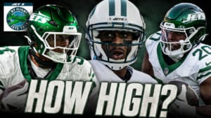 Geno Smith, Garrett Wilson, Breece Hall, Flight Talk Graphic