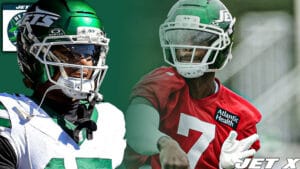 Geno Smith, Adonai Mitchell, New York Jets