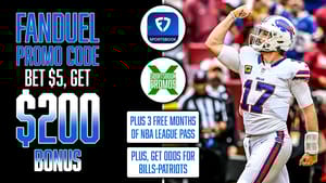 FanDuel Promo Code, Bet $5 and Get $200 Instant Bonus, Plus 3 Free Months of NBA League Pass