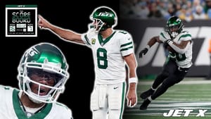 Aaron Rodgers, Breece Hall, Garrett Wilson, New York Jets, podcast