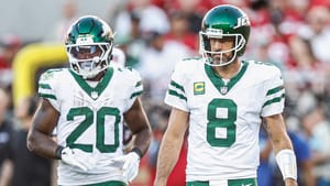 Aaron Rodgers, NY Jets, Breece Hall, FIlm, 49ers