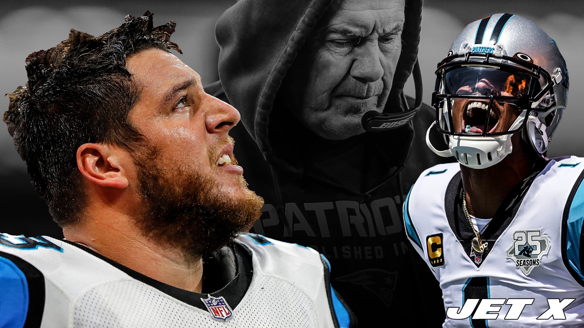 Greg Van Roten, Cam Newton, Bill Belichick