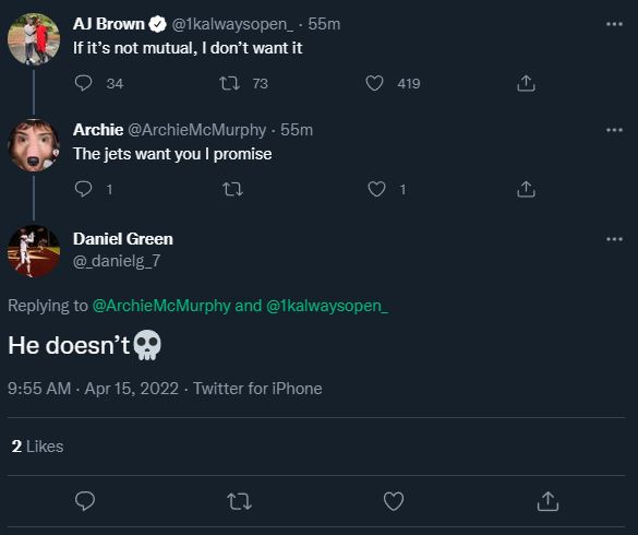 A.J. Brown, Trade, NY Jets, Twitter, Tweet, Rumors, 2022