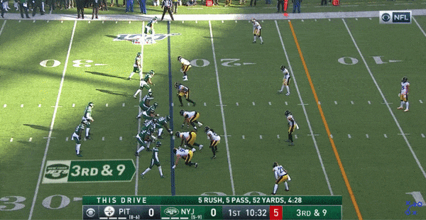 Sam Darnold to Robby over double team deep middle.