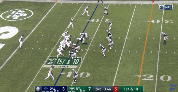 Sam Darnold 92 yard bomb to Robby