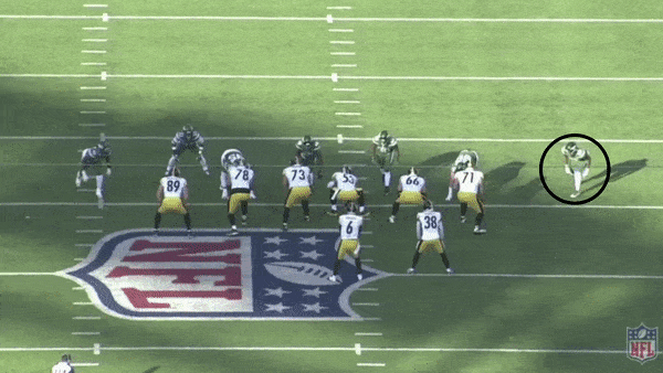 Tarell Basham interception