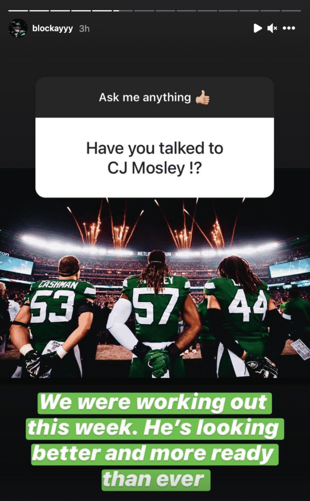 Blake Cashman, C.J. Mosley