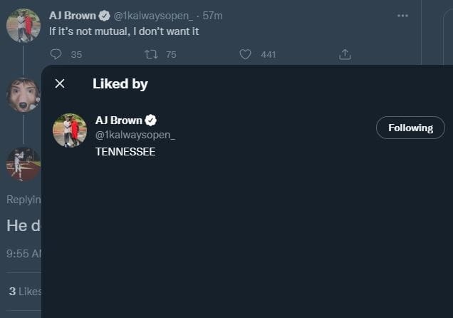 A.J. Brown, Trade, NY Jets, Twitter, Tweet, Rumors, 2022