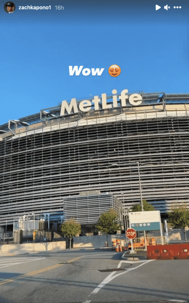 MetLife Stadium, Zach Wilson
