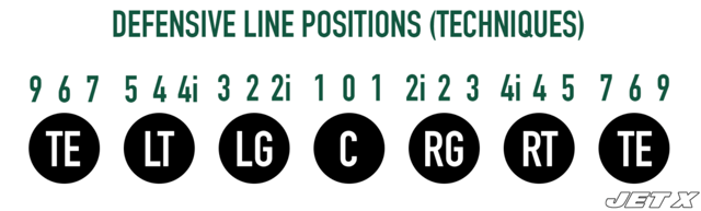 American Football Techniques Defensive Line NFL