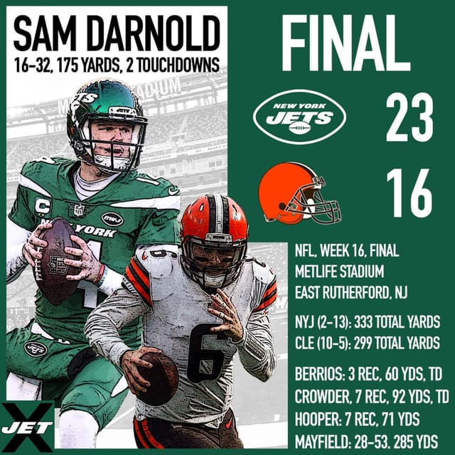 New York Jets, Cleveland Browns
