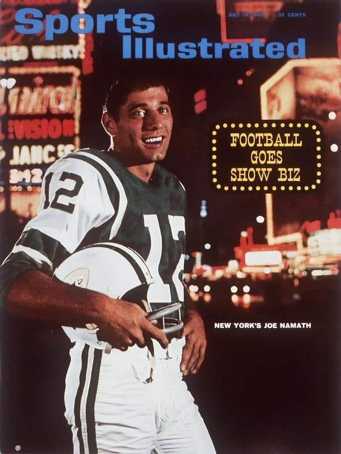 Joe Namath, Sports Illustrated