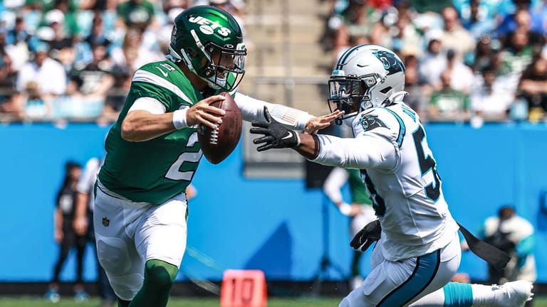 Zach Wilson, NY Jets, Sacks, Stats, Film