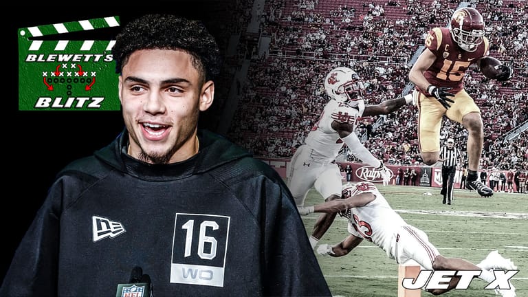 Drake London, New York Jets, 2022 NFL draft, Blewett's Blitz