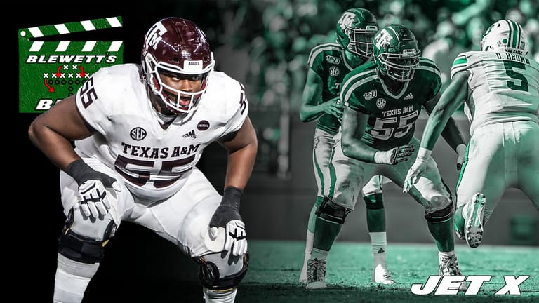 Kenyon Green, New York Jets, Texas A&M, College Football, NFL draft, Blewett's Blitz