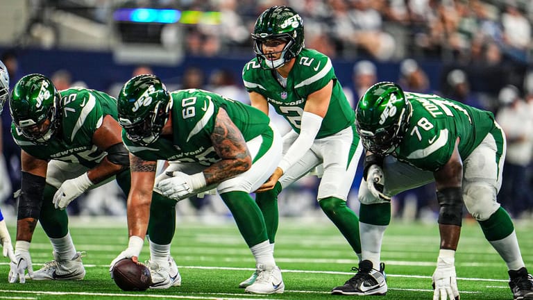 NY Jets, Zach Wilson, OL, Cowboys