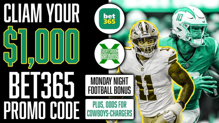 bet365 Promo Code, Get $1,000 Sportsbook Bonus, NFL, Dallas Cowboys vs. Los Angeles Chargers