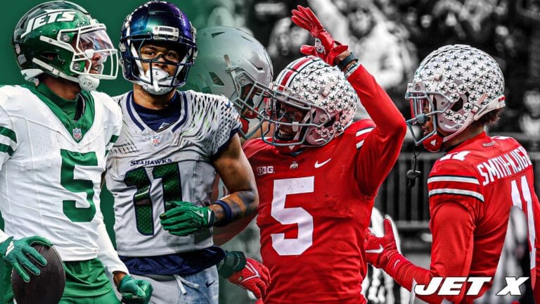 Garrett Wilson, Jaxon Smith-Njigba, Ohio State, New York Jets, Seattle Seahawks