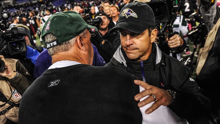 Rex Ryan, John Harbaugh, New York Jets, Baltimore Ravens