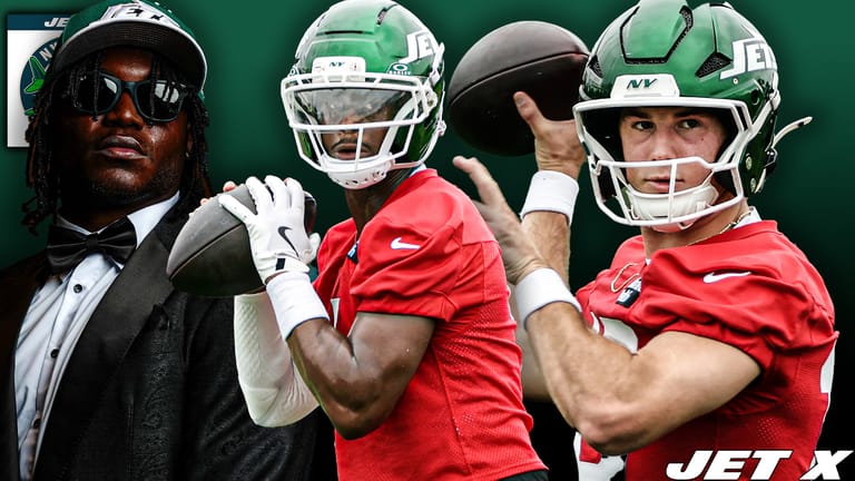 David Bailey, Geno Smith, Cade Klubnik, New York Jets, Flight Talk Graphic