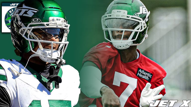 Geno Smith, Adonai Mitchell, New York Jets